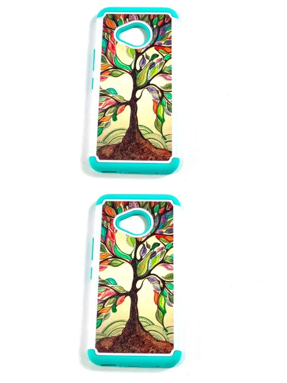 2 NEW HTC U11 Life Case Heavy Duty Love Tree Phone Cover Shockproof Protective